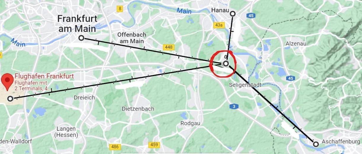 River View Near Frankfurt -- 3 Zimmer -- 4 Betten Und 1 Groesse Schlafcouch Hainburg Εξωτερικό φωτογραφία